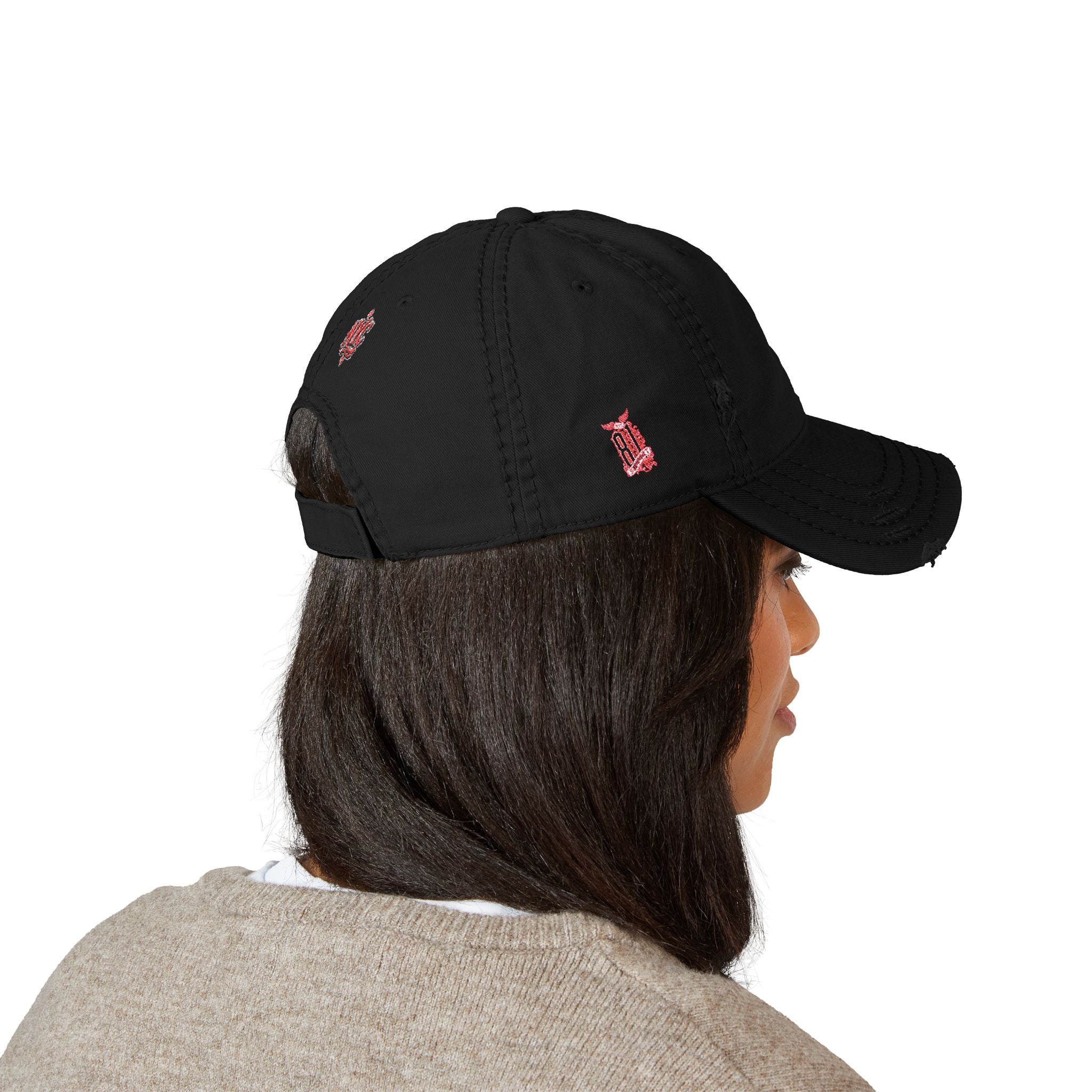 Distressed Dad Hat (Embroidery)
