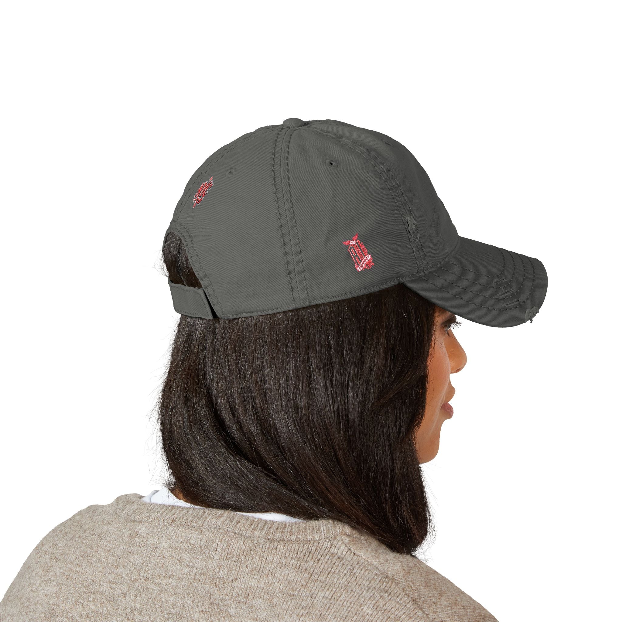 Distressed Dad Hat (Embroidery)