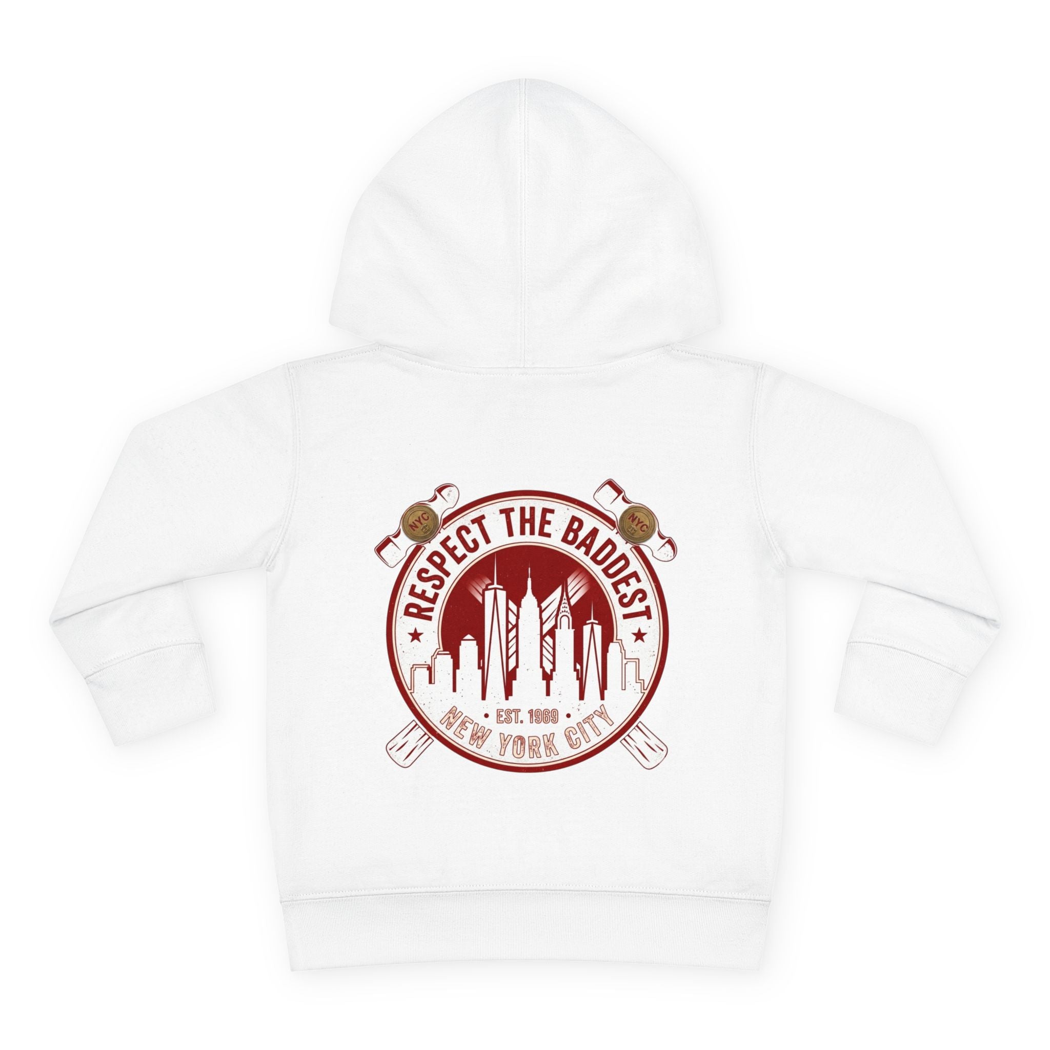 Toddler Hoodie — "All About the Terrible Two's" Pullover Fleece