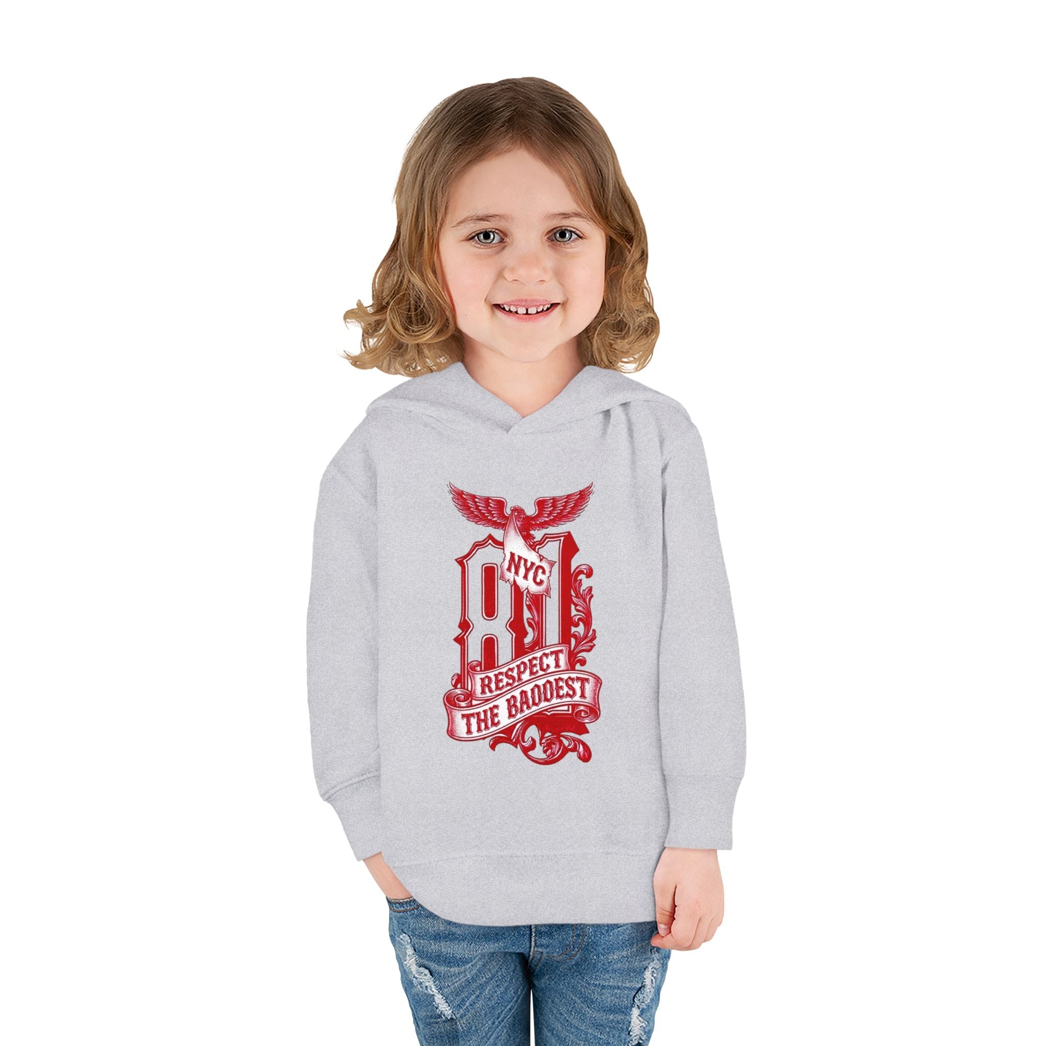 Toddler Hoodie — "All About the Terrible Two's" Pullover Fleece