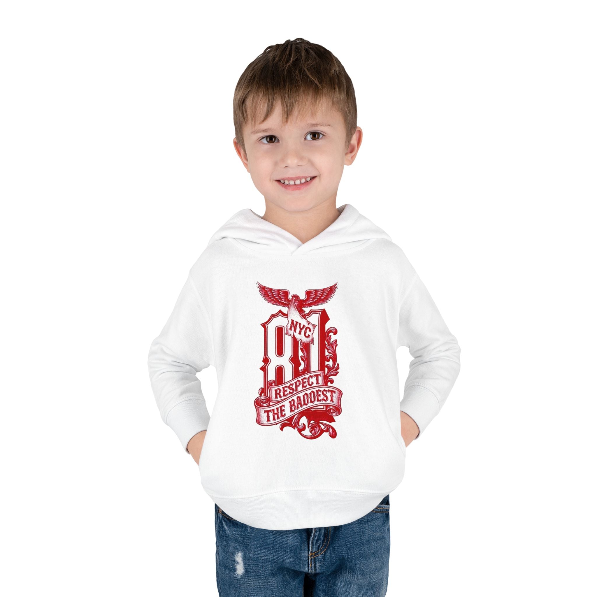 Toddler Hoodie — "All About the Terrible Two's" Pullover Fleece